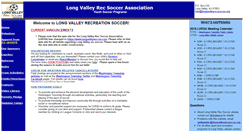 Desktop Screenshot of longvalleyrecsoccer.org